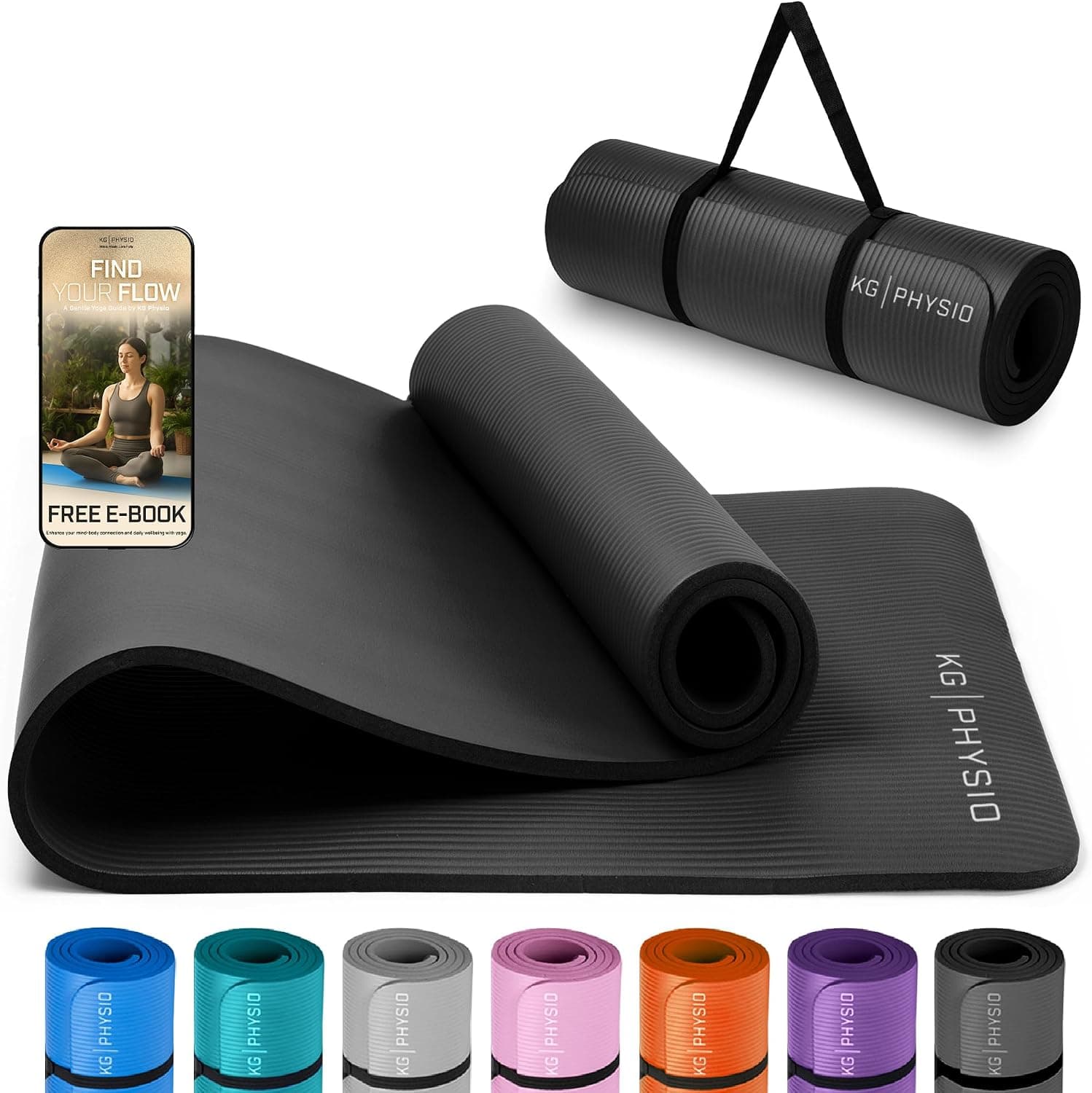 Tapis Yoga Premium Antidérapant 10mm